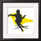 Chilling with Eames Print by Puntoos 