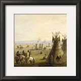 Indian Camps Poster by Alfred Jacob Miller