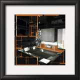 60's Fire Place Art