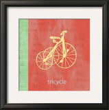 Vintage Toys Tricycle Print by Paula Scaletta