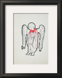 Angel, c.1965-1985 (red with halo) Prints by Andy Warhol