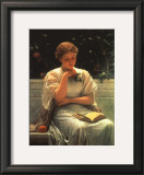 Girl Reading Print by Charles Edward Perugini