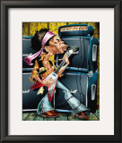 The Young Guitarist Poster by Adam Perez