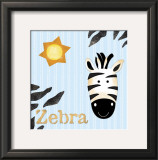 Safari Zebra Prints by Smatsy Pants