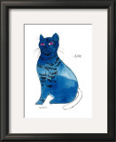 25 Cats Named Sam and One Blue Pussy by Andy Warhol, c.1954 (Blue Sam) Poster by Andy Warhol