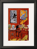 Large Red Interior, 1948 Art by Henri Matisse Large Red Interior, 1948 Art by Henri Matisse