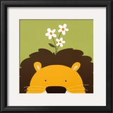 Peek-a-Boo IX, Lion Posters by Yuko Lau