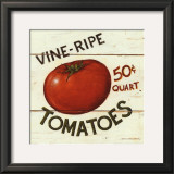 Tomates maduros en rama Reproducción por David Carter Brown Tomates maduros en rama Reproducción por David Carter Brown