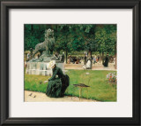 In the Luxembourg, 1889 Poster by Charles Courtney Curran