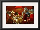 Pinched With Four Aces Print by Cassius Marcellus Coolidge