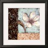 Blossoms on Blue II Posters by C.W. Scott