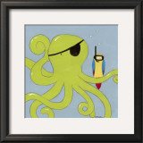 Captain Calamari Prints by Erica J. Vess