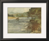 Salmon Fishing Print by Ernest Briggs