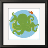 Olga the Octopus Prints by Erica J. Vess