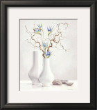 Willow Twigs with Blue Flowers Posters by Karin Valk