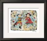 Skating on the Square Art by Barbara Olsen