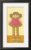 Doll with Pink Dress Posters by Alba Galan