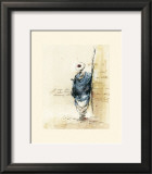 Bedouin Bleu II (etude) Posters by Letestu 