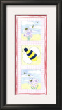 Bee Trio Print by Megan Meagher