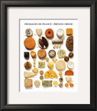 Cheeses of France Prints