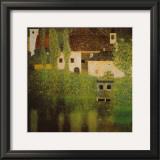 Castello Sul Lago Atter Posters by Gustav Klimt