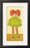 Doll with Green Dress Art by Alba Galan