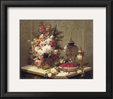 Tulips and Other Flowers Poster by Jean Baptiste Claude Robie
