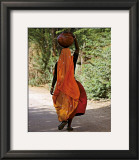 Woman Carrying a Jar, India Prints by Paule Seux