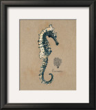 Vintage Linen Seahorse Posters by Regina-Andrew Design 