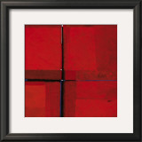 Red Squares Posters by Ewald Kuch