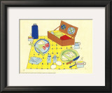 Picnic Basket Print by Lorraine Cook