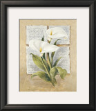 Calla Lilly Poetry Poster by Laura Martinelli