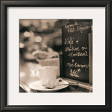 Café, Champs-Élysées Poster by Alan Blaustein