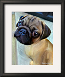 Baby Puglet Print by Robert Mcclintock