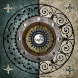Moon Wheel Print by Michael Marcon