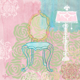 Rose Chair Posters by Rebecca Lyon