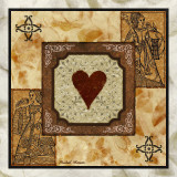 Poker Night IV (Heart) Posters by Michael Marcon