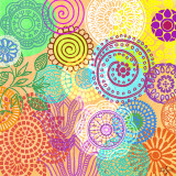 Circle Flowers I Sztuka autor Rebecca Lyon Circle Flowers I Sztuka autor Rebecca Lyon