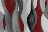 Coalescence (red, gray, black) Prints by Lanie Loreth