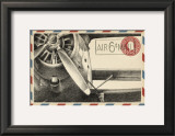 Small Vintage Airmail II Poster by Ethan Harper