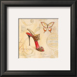 Sling Back Stiletto Posters by Angela Staehling