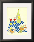 Wine and Cheese Picnic Prints by Lorraine Cook