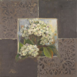 Hydrangeas on Brown I Affiches par Patricia Quintero-Pinto