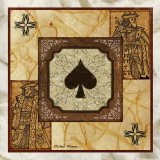 Poker Night II (Spade) Poster by Michael Marcon