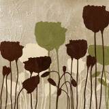 Floral Simplicity I (green) Prints by Patricia Quintero-Pinto