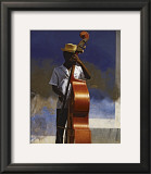 Double Bass Player, Cuba Prints by Angelo Cavalli