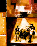 Musical Trio II Prints by Everett Spruill