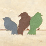 Birds III Print by Patricia Quintero-Pinto
