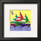 Three Ships Poster by Liv & Flo 