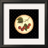 Five Cherries Posters by Kim Lewis